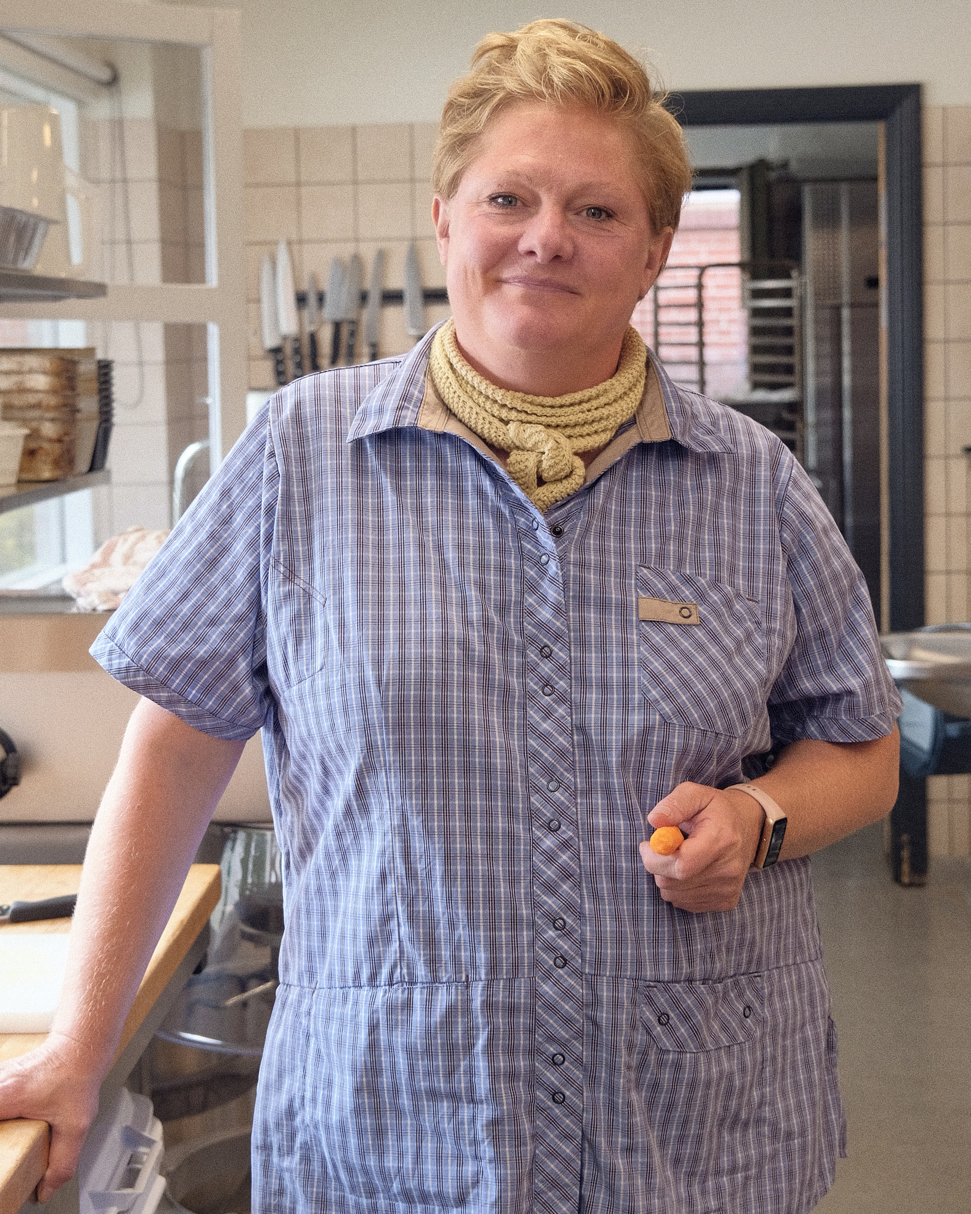 Berit Kruse, køkkenleder på Hestlund Efterskole