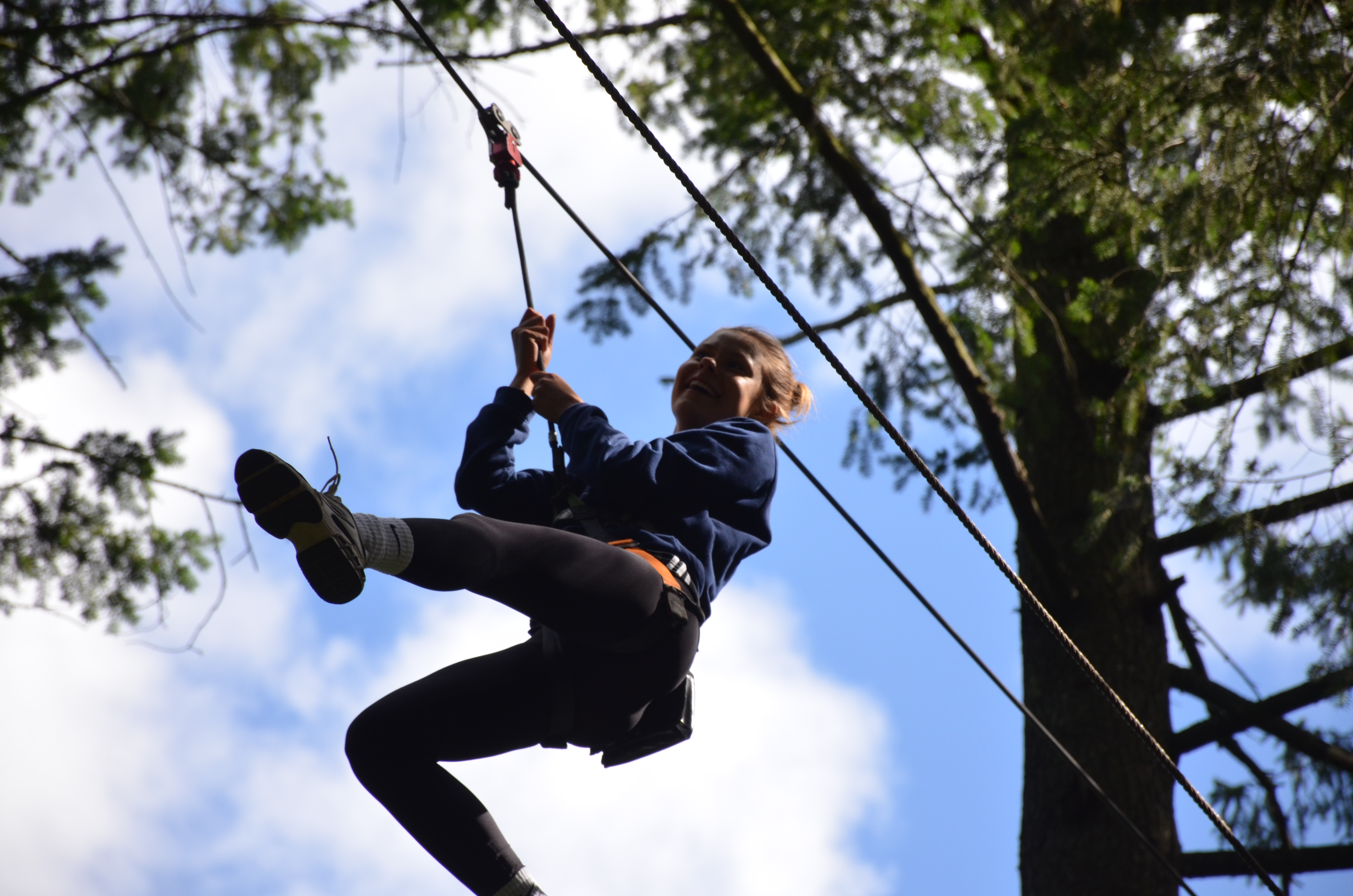 Elev på Sport & Adventure-linjen