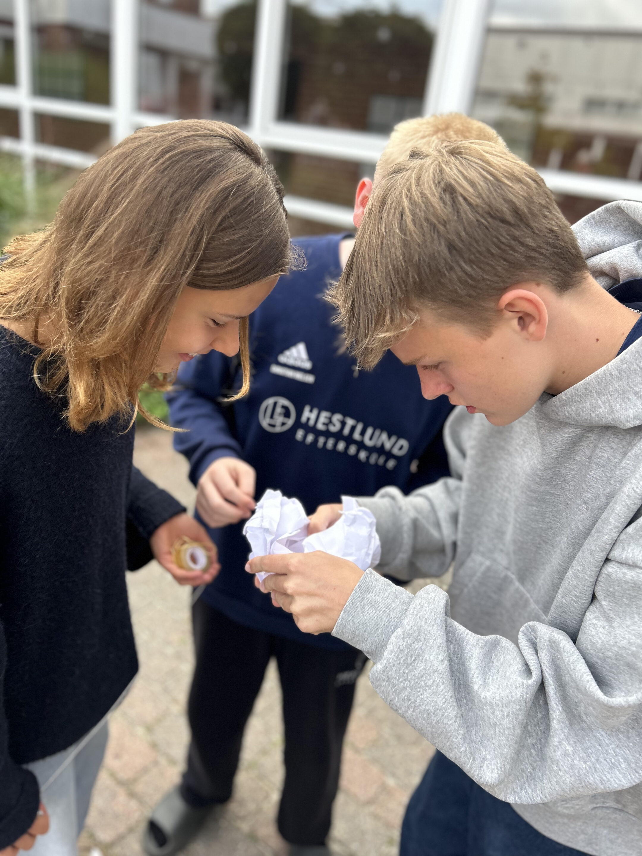 Elever fra 10. klasse på Hestlund Efterskole
