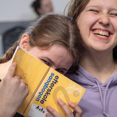 Fællessamling på Hestlund Efterskole