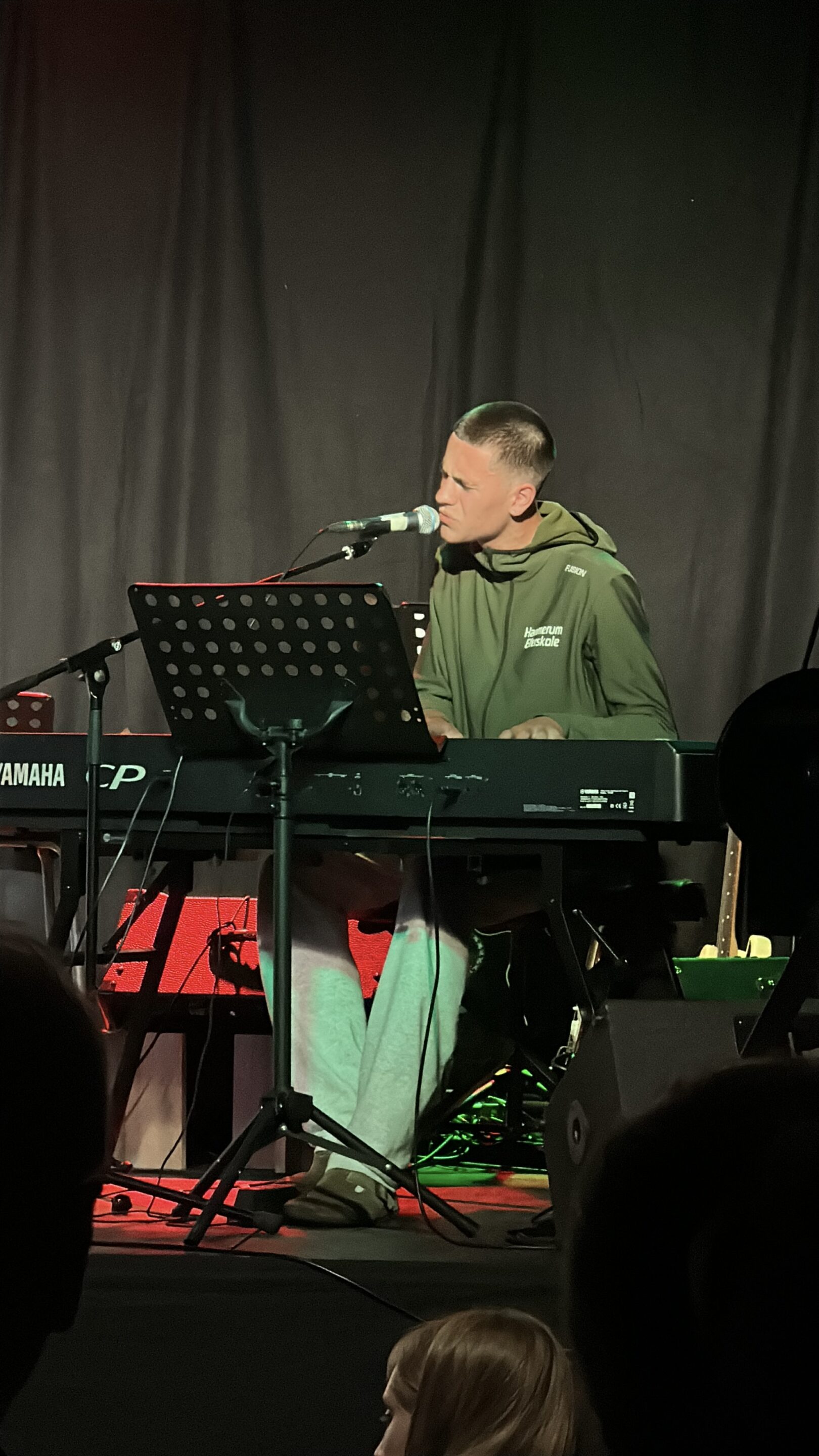 Elev på Musik & Performance linjen