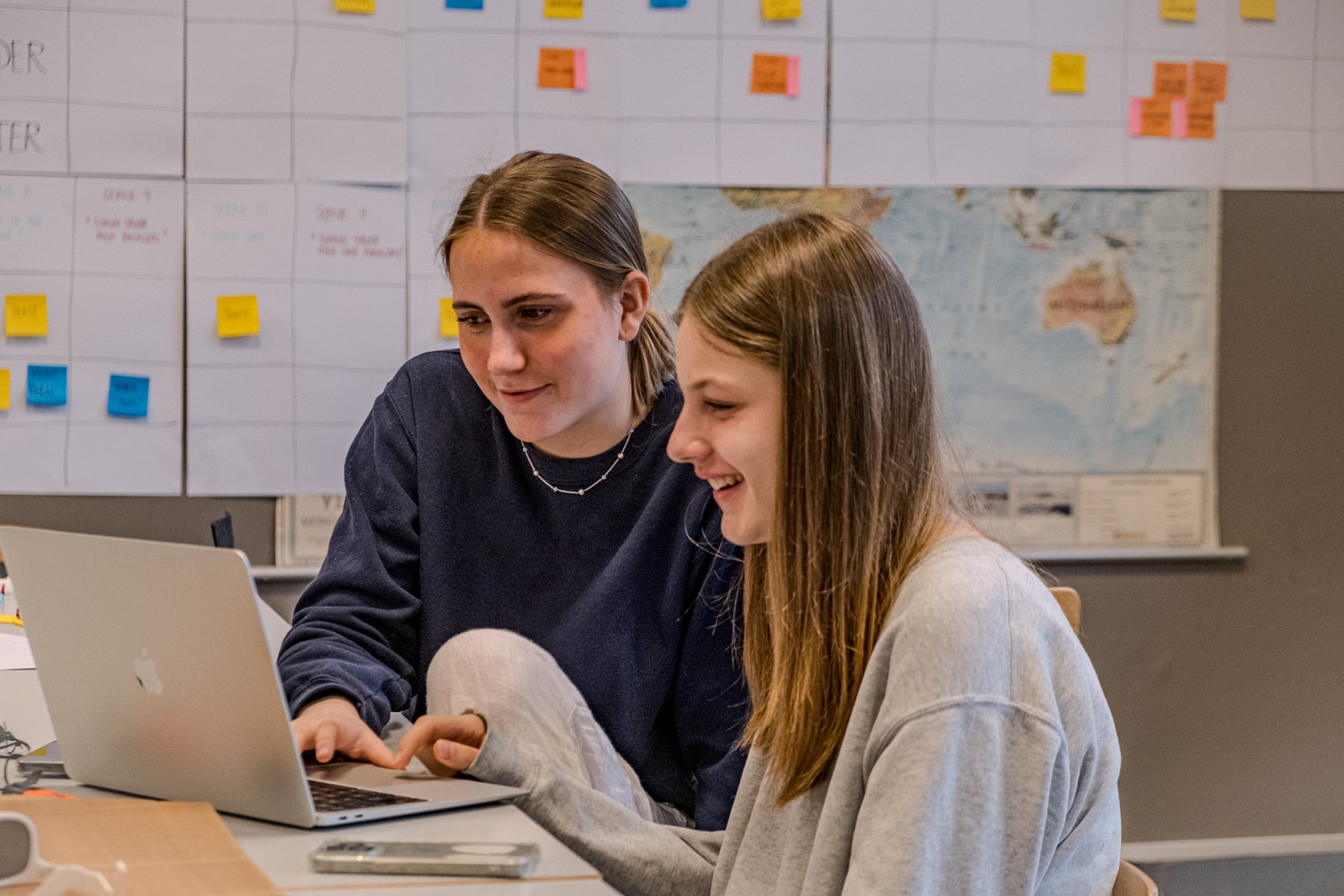 Elever til undervisning på Hestlund Efterskole