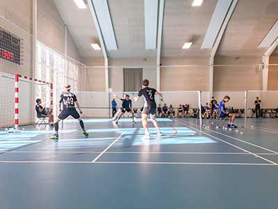 Badminton på Hestlund Efterskole